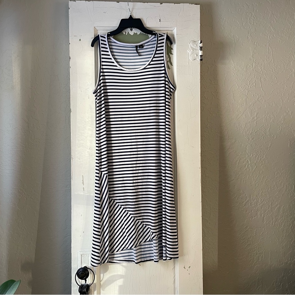 New Directions Small striped dress